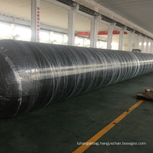 Marine rubber airbags for ship or vessel launching or landing